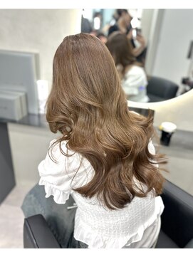 ユアーズヘア 東新宿店(youres hair) レイヤーカットで今っぽく♪クリーミーベージュ