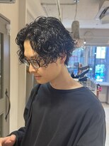 キャンバス バイ ネオリーブ 横浜西口(Canvas by neo.)&nbsp;横浜★メンズシャドウパーマセンターパート