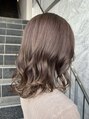 セレスト 三宮店(CELESTE)&nbsp;イノアダブルカラーでつくる柔らかい質感が人気です(o^^o)