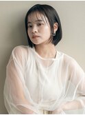 ミルクティーブロンド/ダークブルー/パーマ/ 蒲生四丁目