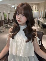 フォルテ 表参道店(FORTE)&nbsp;韓国風レイヤーカット/顔周りカット/ヘーゼルベージュ/表参道