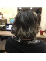 フェリシータ 緑地公園店(felicita) 透明感抜群♪モードレトロ☆グラデーションボブ@ウェーブ