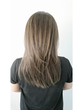 ヘアーアンドアイラッシュ ヨーク(Hair&eyelash york's) ダークアッシュ～プラチナハイアッシュグラデ