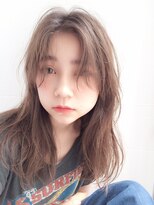 ラグ(log)&nbsp;グレージュカラーロング！