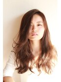 私、コテとか使えませんパーマ 大人っぽ風