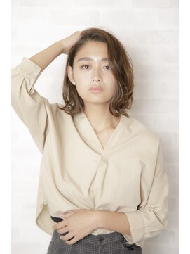 ルルディ バイ アフロディーテ銀座(luludi by APHRODITE) 20代30代40代50代/前髪/マチルダボブ/インナーグレージュ/銀座