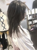 ヘアーアンドアトリエ マール(Hair&Atelier Marl)&nbsp;【Marl】ブラックグレージュのウルフミディ♪