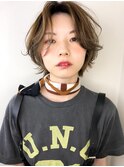 【morio成増/大島】ハイライトカラー☆前髪なしショート