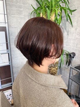 リル(lil) くびれショート【イルミナカラー/宇都宮美容室】