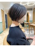 【斉藤航人】モードな前下がりショートボブ【白髪染め可】【柏】
