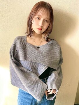 トゥルーズ 梅田店(TLUUS) TLUUS前髪パーマグレーベージュレイヤーロングアッシュカラー