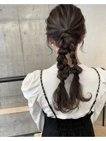 ウェイズ トウキョウ(Ways TOKYO) 【暗めシアーミントベージュ×ヘアアレンジ】