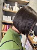 切りっぱなしボブ