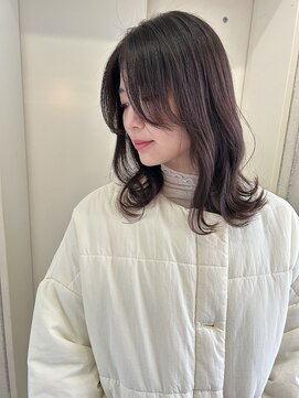 ヘアーデザイン シュシュ(hair design Chou Chou by Yone) ラベンダーブラウン&大人かわいいロブ♪