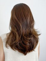 アイティーバイアルバム 八王子店(IT by ALBUM)&nbsp;まろベージュ_レッドブラウンハッシュカットフルバング_ba475451