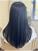 ★グレーベージュナチュラルロング