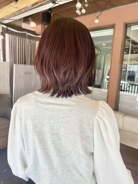 ココカラヘアー ニコ(cococara hair nico) 外ハネボブ/レイヤーボブ/暖色カラー