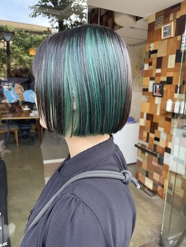 キサイ バズ(kisai BUZZ) [kisai ＊ 西川史浩 ]インナーカラー×グリーン