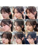 顔まわりカット9選　前髪顔周り銀座結んでも可愛いポニテ