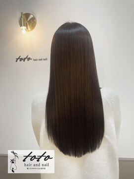トトヘアーアンドネイル(toto hair and nail) 人気NO.1【髪質改善カラーコース】カット・メテオカラー・TR