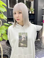 チュダック(ChuDuck)&nbsp;韓国風《ペールシルバー》ハイトーン/ケアブリーチ/ダブルカラー