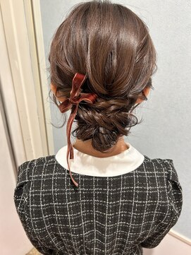 ラフテル(Raftel) キレイめ＊艶カールシニヨン