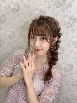 アリエス 渋谷駅東口店(Aries)の写真/ヘアセット¥1,900/崩れないヘアセットが定評◎結婚式・パーティーに新しいヘアセット&ヘアメイクをご提案！