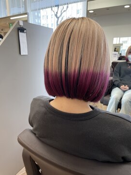 ジエクト ヴィシア(The Ect VIXIA) ボブ/ハイトーンカラー/インナーカラー/裾カラー