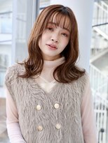 エムスラッシュ ソル センター南(M.SLASH SOL)&nbsp;大人かわいい/外ハネミディアム/くびれカール/SOLセンター南