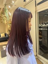 ソワンドゥブレスココ 京都店(soin de brace coco.)&nbsp;艶感あるpink lavender color