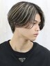 【徳丸指名】メンズカット＋パーマ＋ハイライトカラー