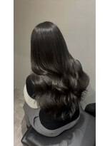 ノー バイ イオエ 西梅田(no. by ioe)&nbsp;ブリーチなしカラー/髪質改善/ミルクティーベージュ/小顔ヘア