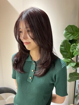 ロンドウェグ(RONND weg) パープルカラーとレイヤー