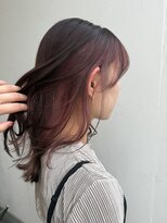 ジュエ ヘアー デザイン(Jue hair design)&nbsp;フェイスフレーミング×ピンクカラー