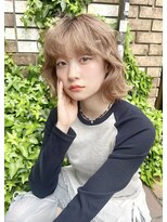 ノースイースト 阿佐ヶ谷北口店(north east) ハイトーンボブ/ミルクティーベージュ