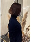  日常になじむ、ナチュラルなフォルムボブ
