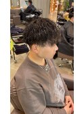 ツイスパ+黒髪