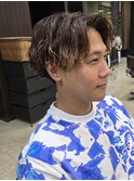 men's/センターパート/メンズパーマ/メンズカット/布施駅