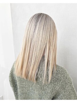 シェリ ヘアデザイン(CHERIE hair design) 柔らかホワイトベージュ☆