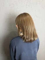 プライズ アイリス 池袋東口店(prize Iris) 初カラーカーキグレージュ池袋韓国ヘア透明感カラーエギョモリ