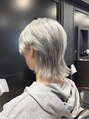 アウル 心斎橋(owl) 【トリプルカラー】【センターパートウルフ】【ホワイトカラー】