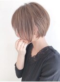 say.ショートボブ耳掛けショートクールショートハッシュカット