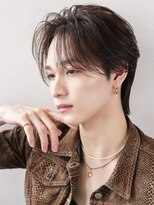 オーシャントーキョー 原宿(OCEAN TOKYO)&nbsp;色気毛流れセンターパート×ダークブラウンカラー