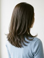 アントワープトーキョー(antwerp TOKYO)&nbsp;30代40代外ハネミディアムレイヤー髪質改善酸性ストレート