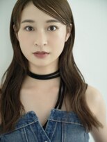キネン バイ ツリー 宇都宮(kinen by tree)&nbsp;マロンベージュ艶ストレートロングの大人美髪シルエット