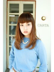 carta...＊ラフリィUバングヘアー＊