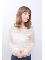 モーラ 鳳店(MOLLA)&nbsp;ふんわりミディアムワンレン【夏カラー/ニュアンスカラー】