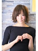 【noah parfait銀座】ジェンダーレス☆外はね切りっぱなしボブ♪