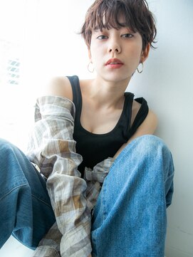 レス 伏見(LESS) LESS マッシュショート×くせ毛風パーマ[伏見/丸の内/栄/