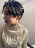 大人ショート ハンサムヘア ダークカラー